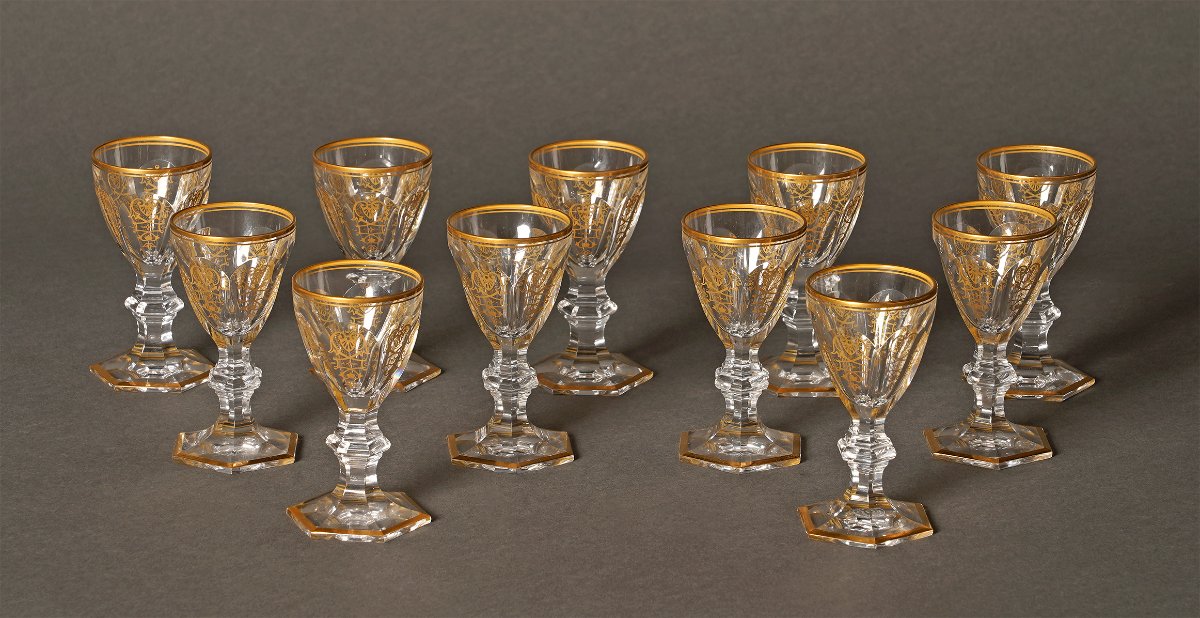 Baccarat, Partie de service «Harcourt Empire», France, Circa 1970-photo-1