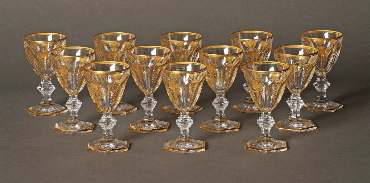 Baccarat, Partie de service «Harcourt Empire», France, Circa 1970-photo-2