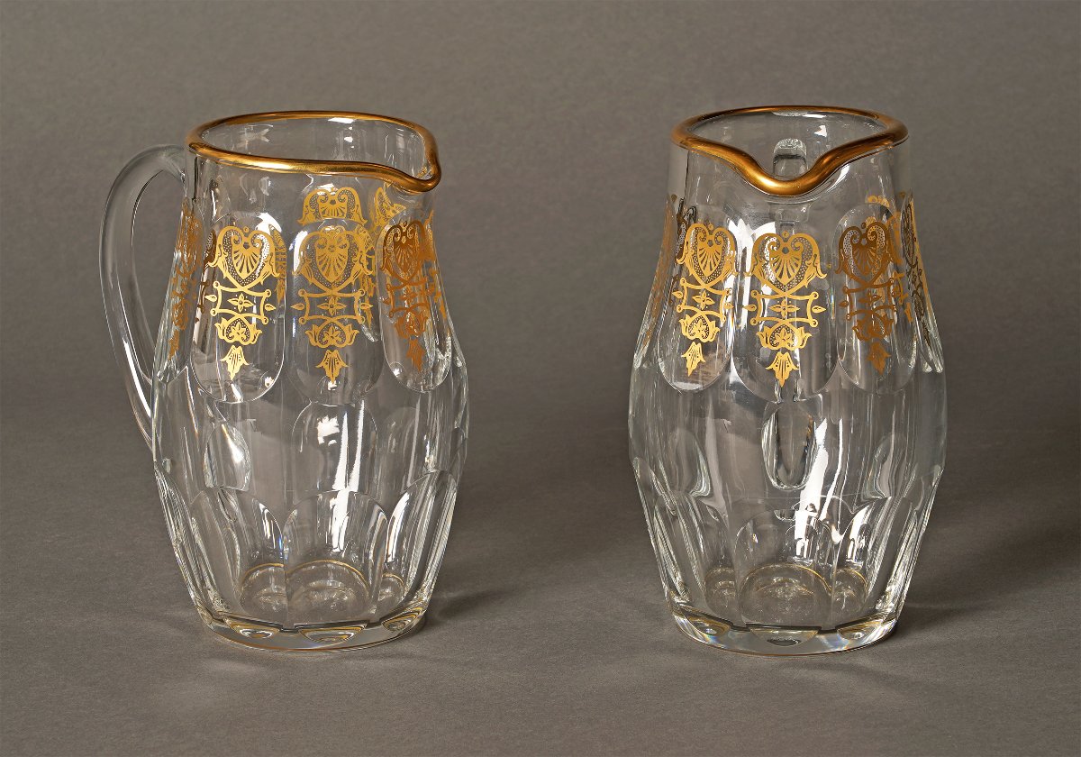 Baccarat, Partie de service «Harcourt Empire», France, Circa 1970-photo-5