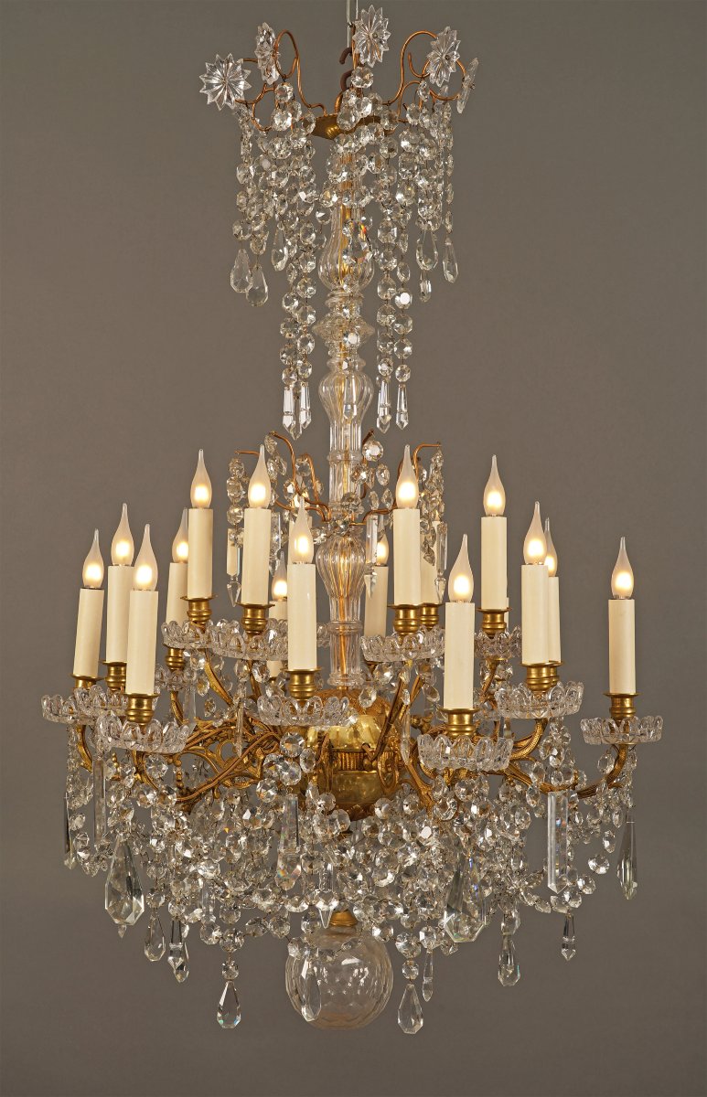 Baccarat, Lustre, France, Circa 1880, XIXè siècle-photo-3
