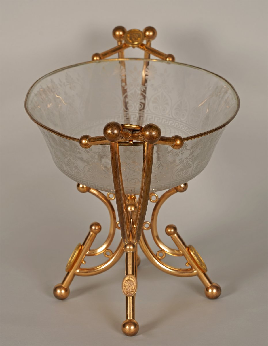 Baccarat, Coupe en Cristal, France, 1860-photo-4