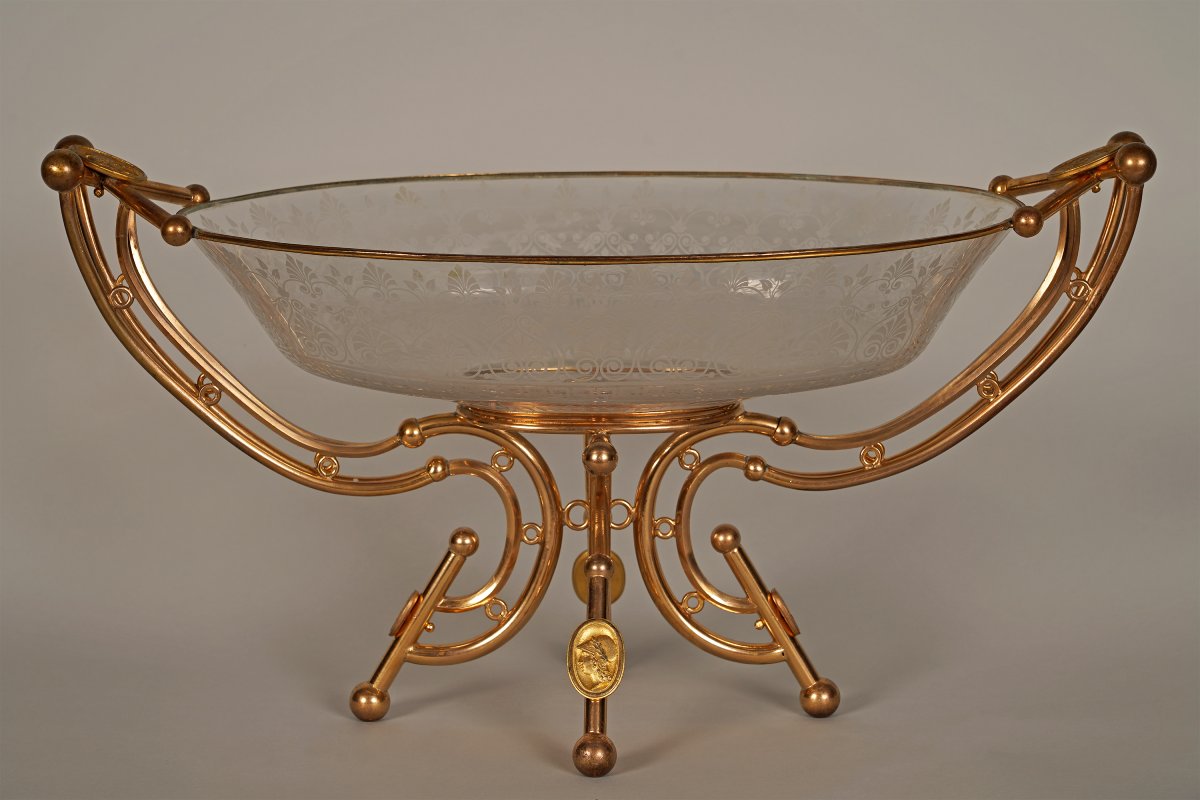 Baccarat, Coupe en Cristal, France, 1860-photo-1