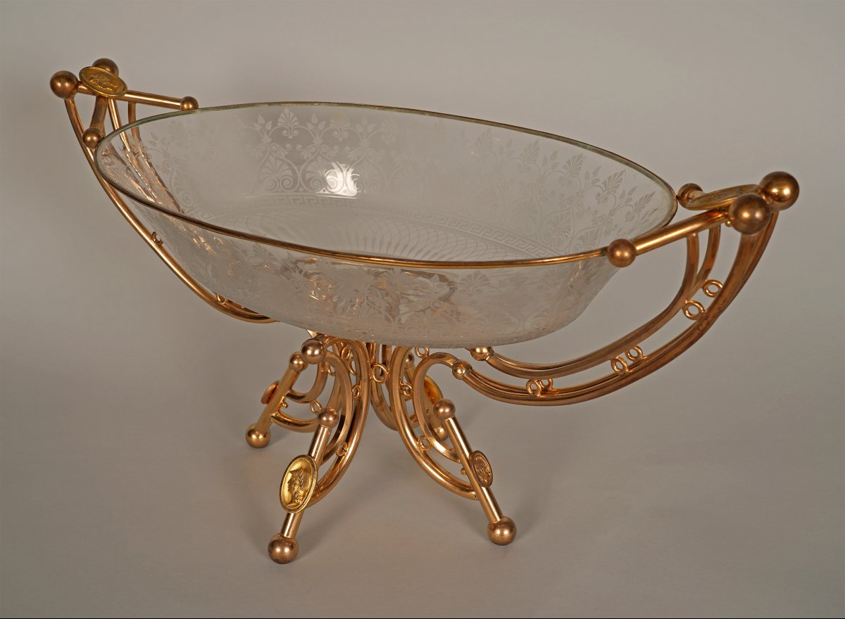 Baccarat, Coupe en Cristal, France, 1860-photo-3