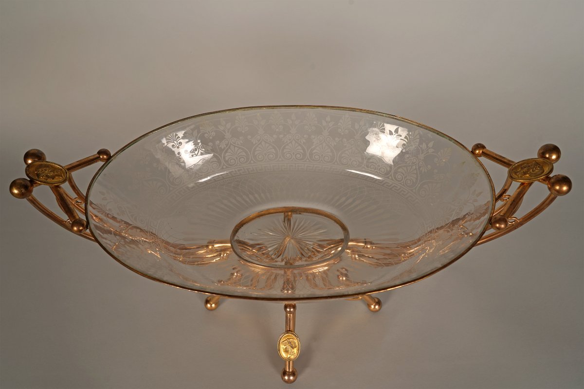 Baccarat, Coupe en Cristal, France, 1860-photo-4