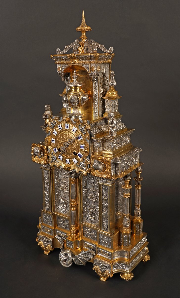 Pendule néo-renaissance-photo-3