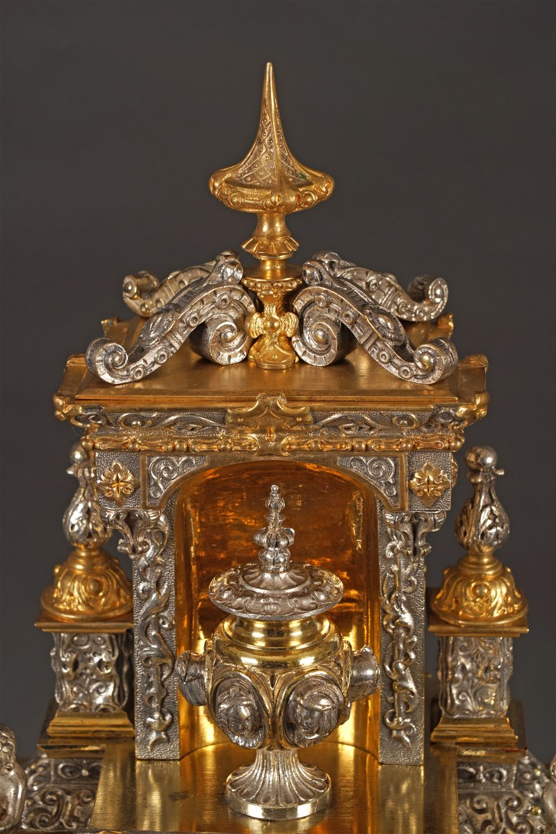 Pendule néo-renaissance-photo-3