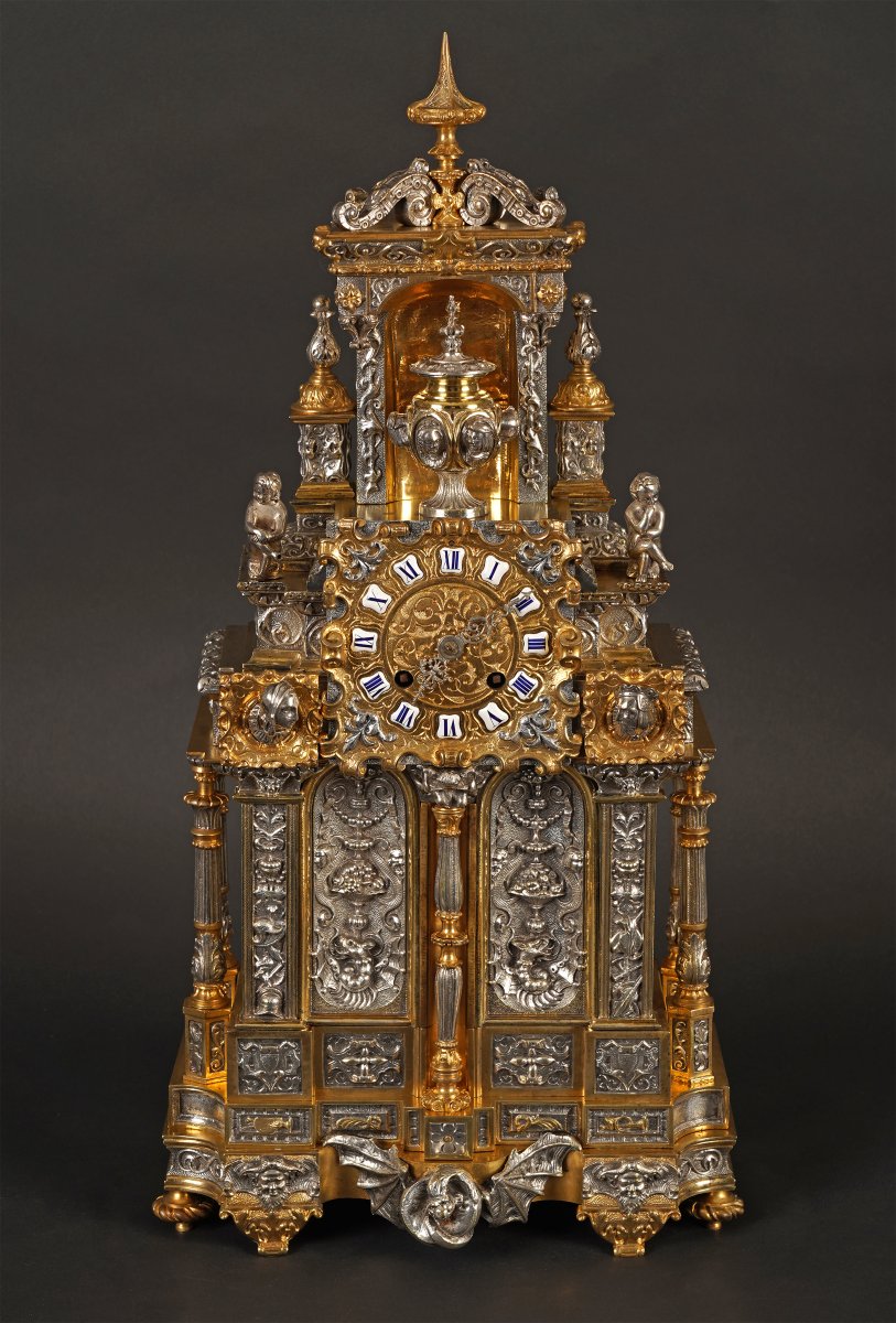 Pendule néo-renaissance
