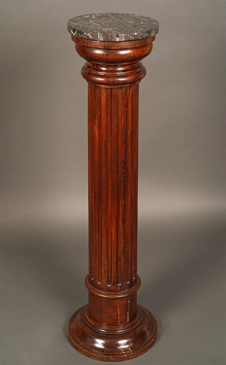 Pair Of Columns, France, Circa 1880 -photo-2