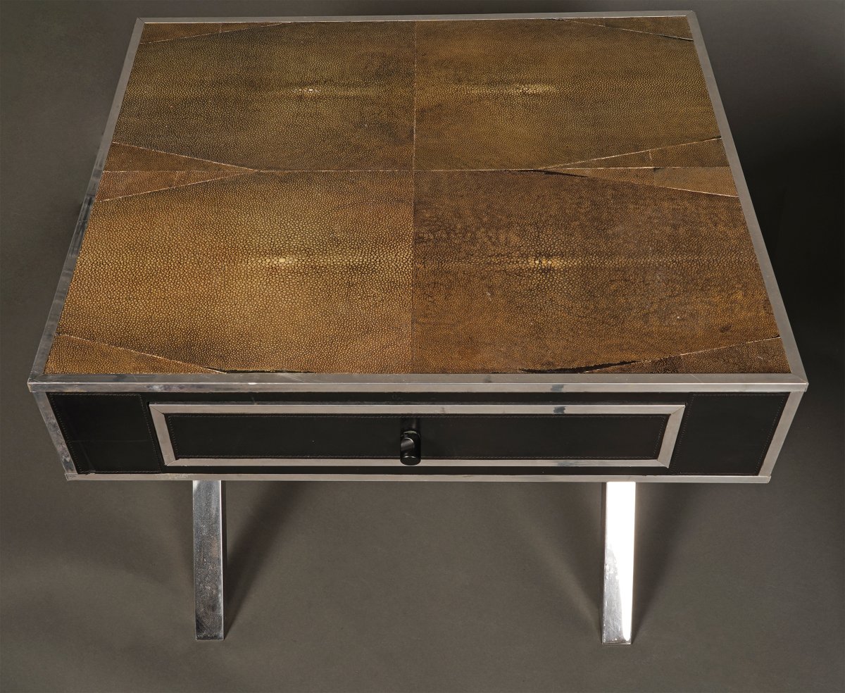 Andrew Martin, Pair Of Bedside Tables, United Kingdom, Circa 1980-photo-2