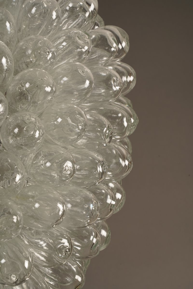 Murano, Suspension "Grappe de raisins", Italie, Circa 1970-photo-2
