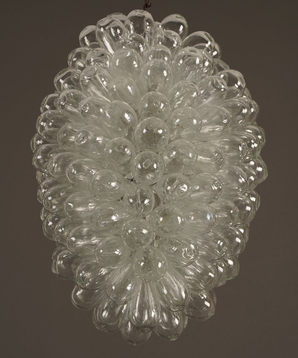 Murano, Suspension "Grappe de raisins", Italie, Circa 1970