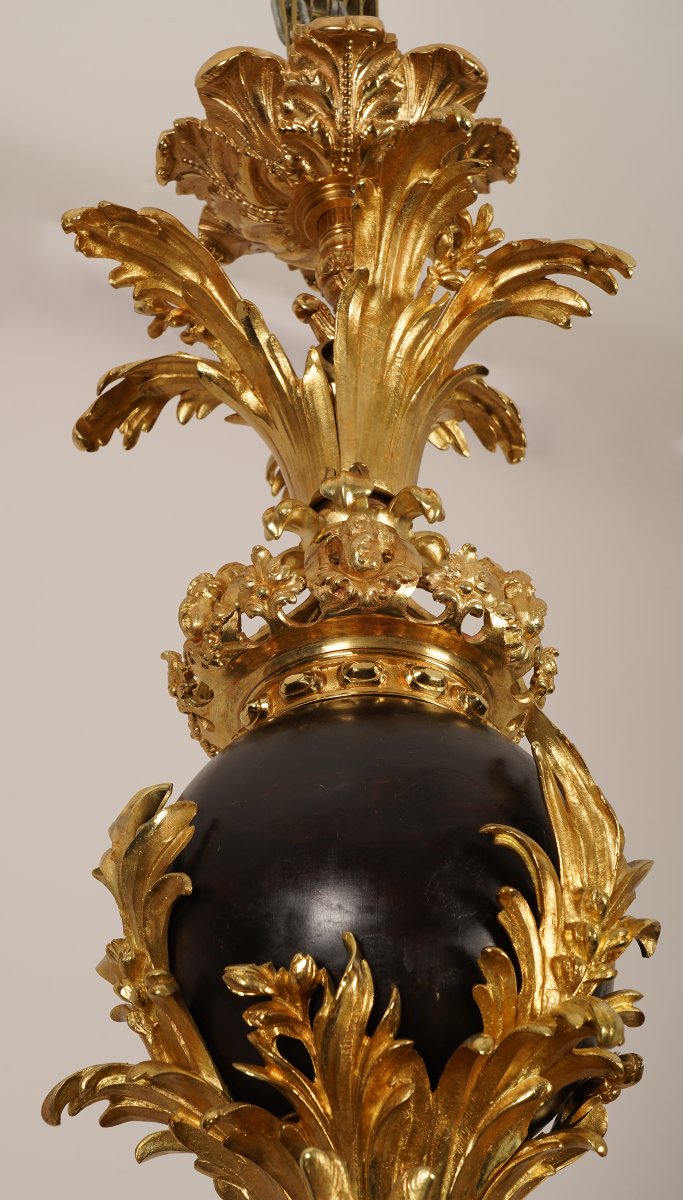 Maison Graux-Marly, Lustre aux Putti musiciens, France, Circa 1860-photo-2