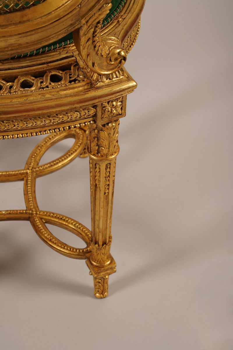  G.-E. Lexcellent, Ensemble de Quatre Chaises Louis XVI, France, Circa 1880-photo-5