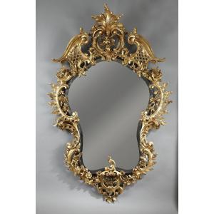 Important Mirror, Italy, Circa 1880