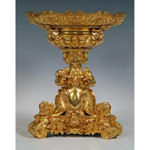 M. Liénard, "the Marmots" Centerpiece, France, Circa 1840