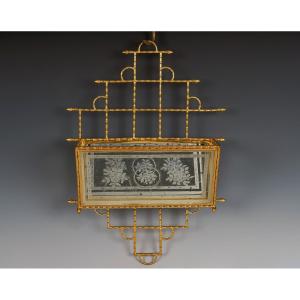 A. Giroux, Wall-mounted Letter Rack, France, Circa 1860