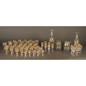 Baccarat, Partie de service «Harcourt Empire», France, Circa 1970