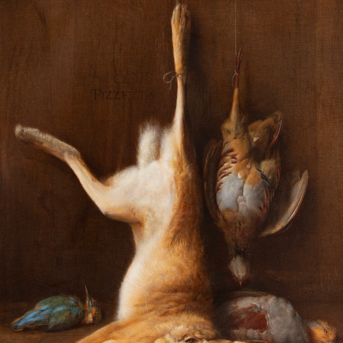 Jean-claude Pizzetty  / Claudius Pizzetta (belley, 1832 – Id., 1894) Still Life With Rabbit-photo-4