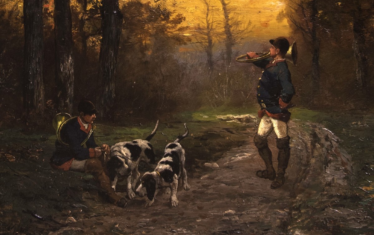 Théodore Lévigne, La Chasse à Courre, 1884-photo-2