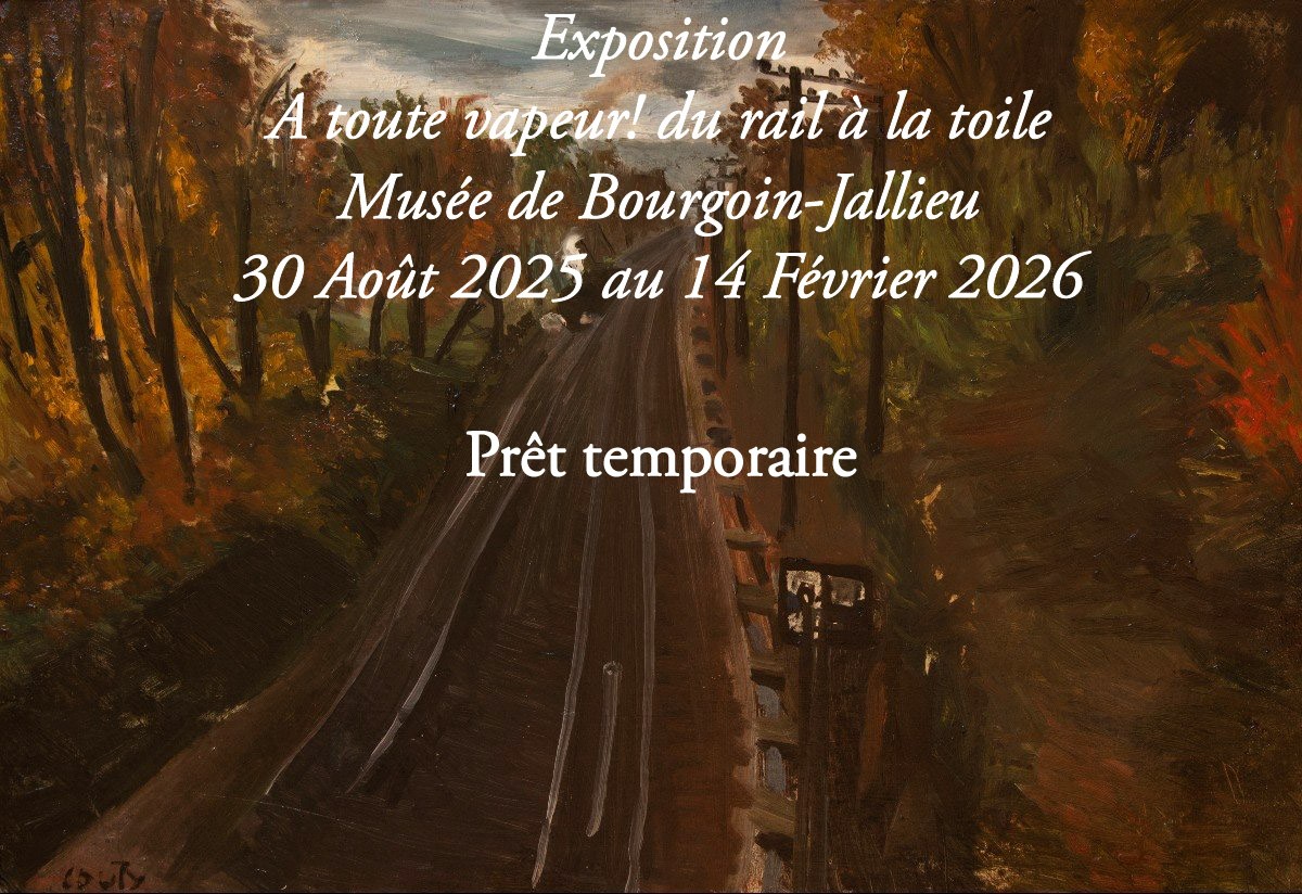 Jean Couty (st-rambert-l'île-barbe, 1907 - Lyon, 1991) - The Steam Train