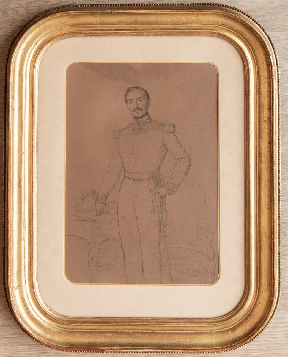Sébastien Cornu (lyon, 1804 - Longpont, 1870) - Portrait Of General Charon-photo-2