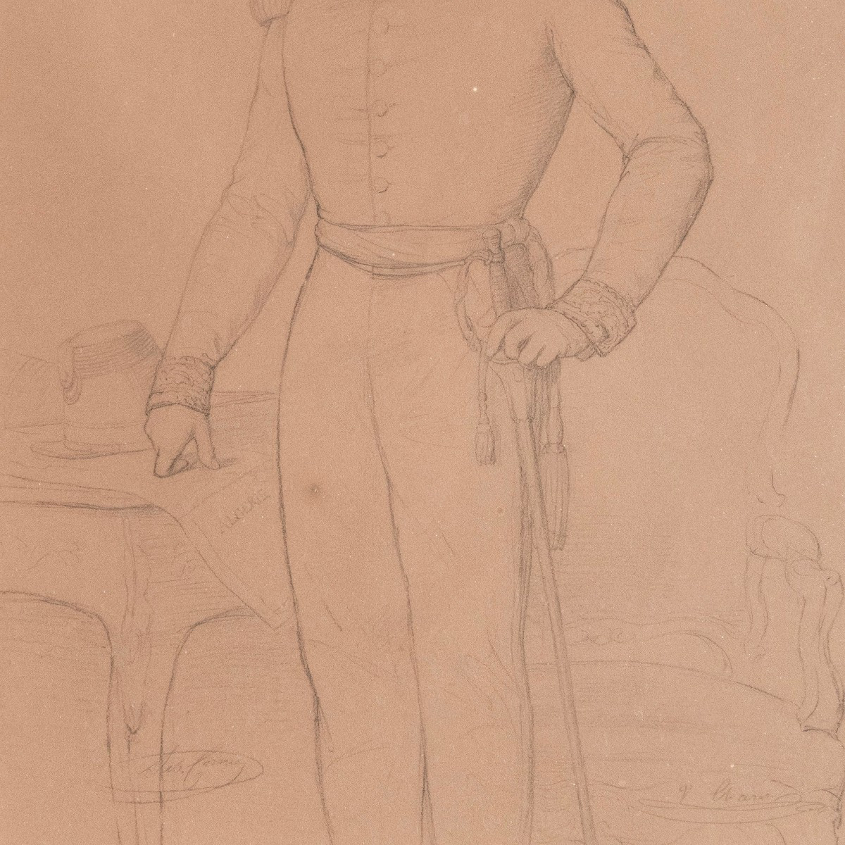 Sébastien Cornu (lyon, 1804 - Longpont, 1870) - Portrait Of General Charon-photo-4
