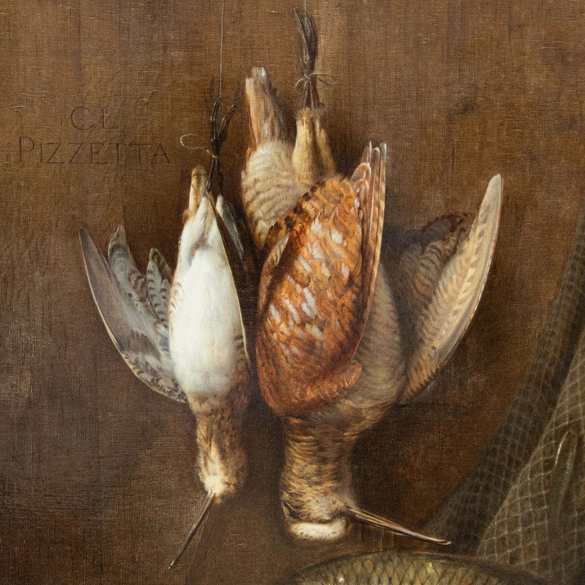 Jean-claude Pizzetty / Claudius Pizzeta (1832-1894) - Still Life With Fish-photo-3