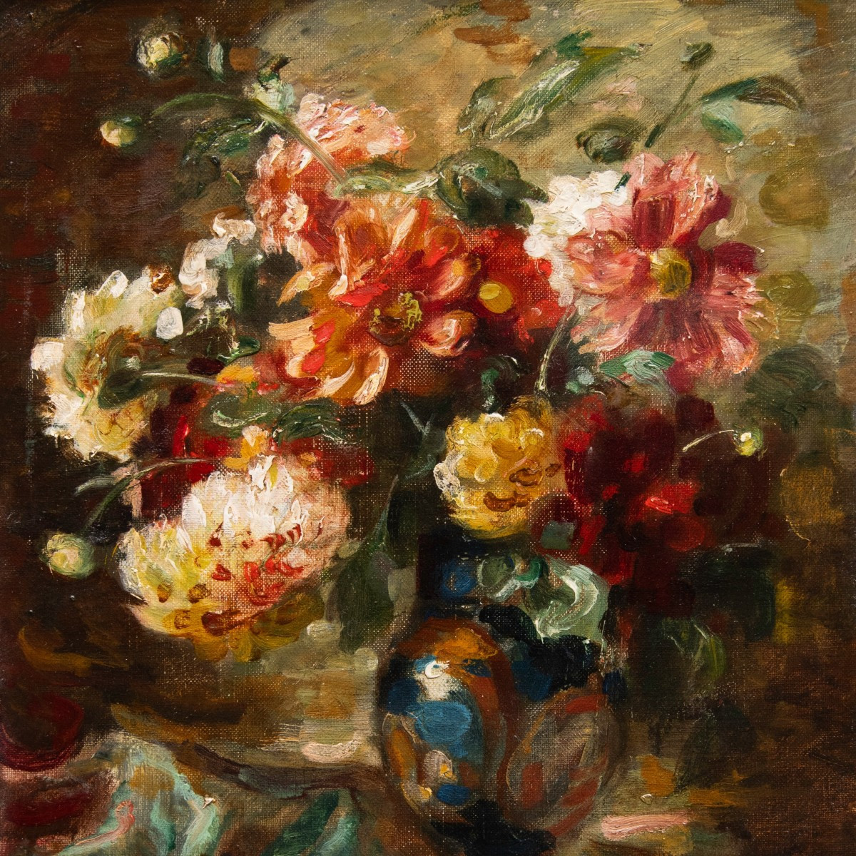 Eugène Baudin (lyon, 1843 - Id., 1907), Flower Bouquet -photo-3
