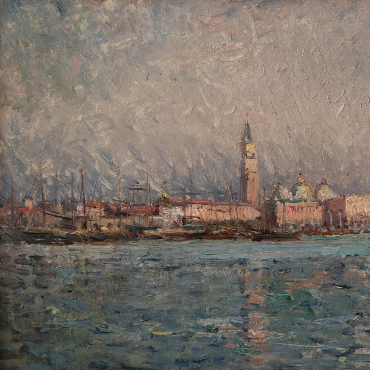 Emile NOIROT (1854 -1924) - Venise, Bassin de San Marco -photo-4