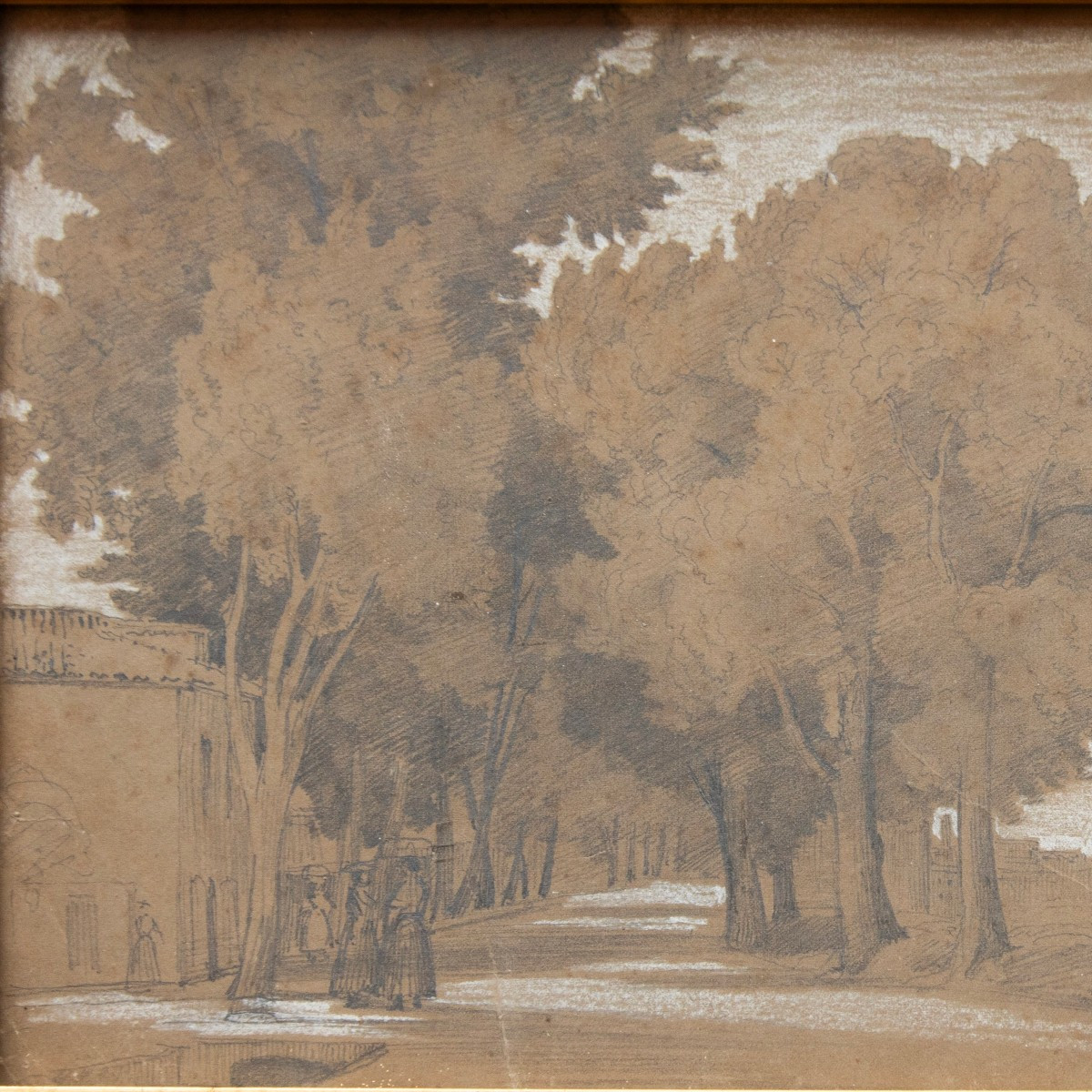 Isidore FLACHERON (1806 – 1873), Paysage (vue de Lyon ?), juillet 1862-photo-3