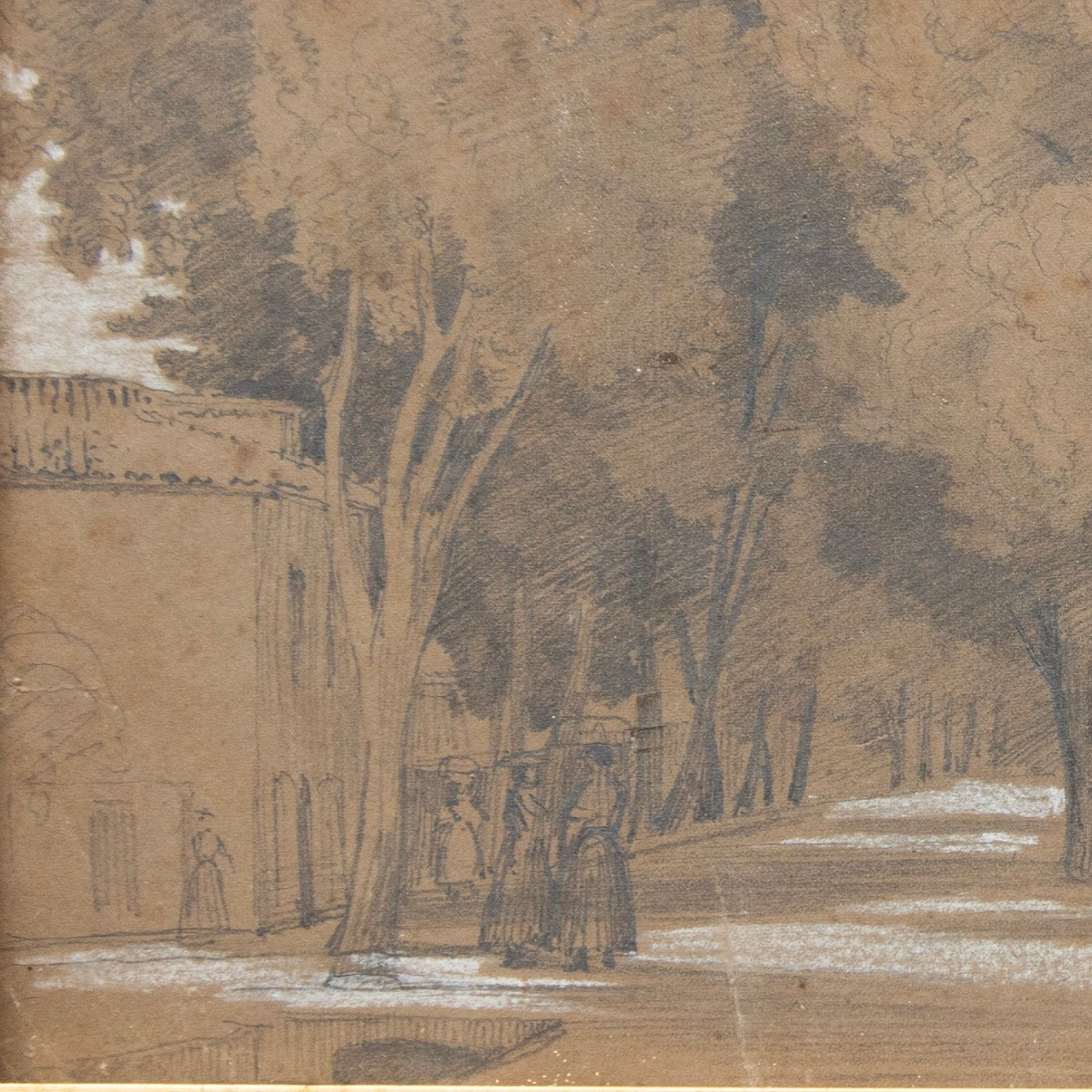 Isidore FLACHERON (1806 – 1873), Paysage (vue de Lyon ?), juillet 1862-photo-2