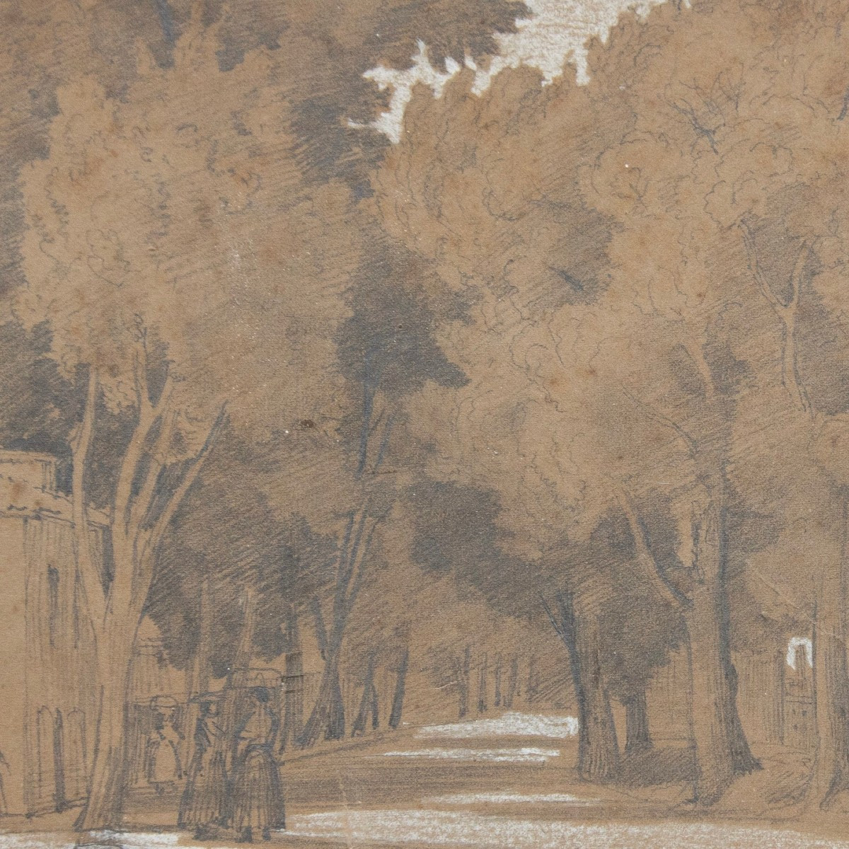 Isidore FLACHERON (1806 – 1873), Paysage (vue de Lyon ?), juillet 1862-photo-3