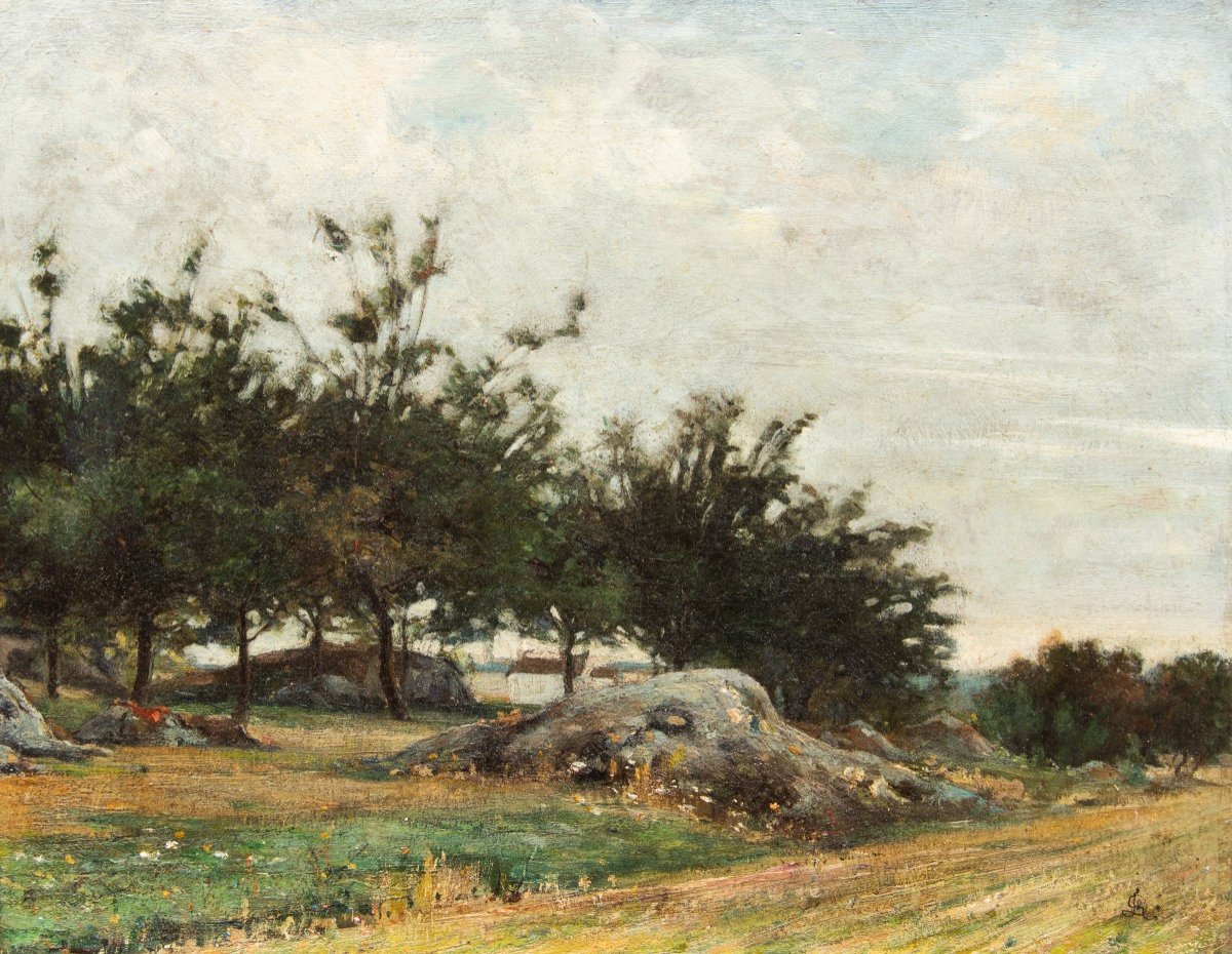 Léon Pierre Ducaruge (lavoûte-chilzac, 1843 - Saint-étienne, 1911) - The Meadow