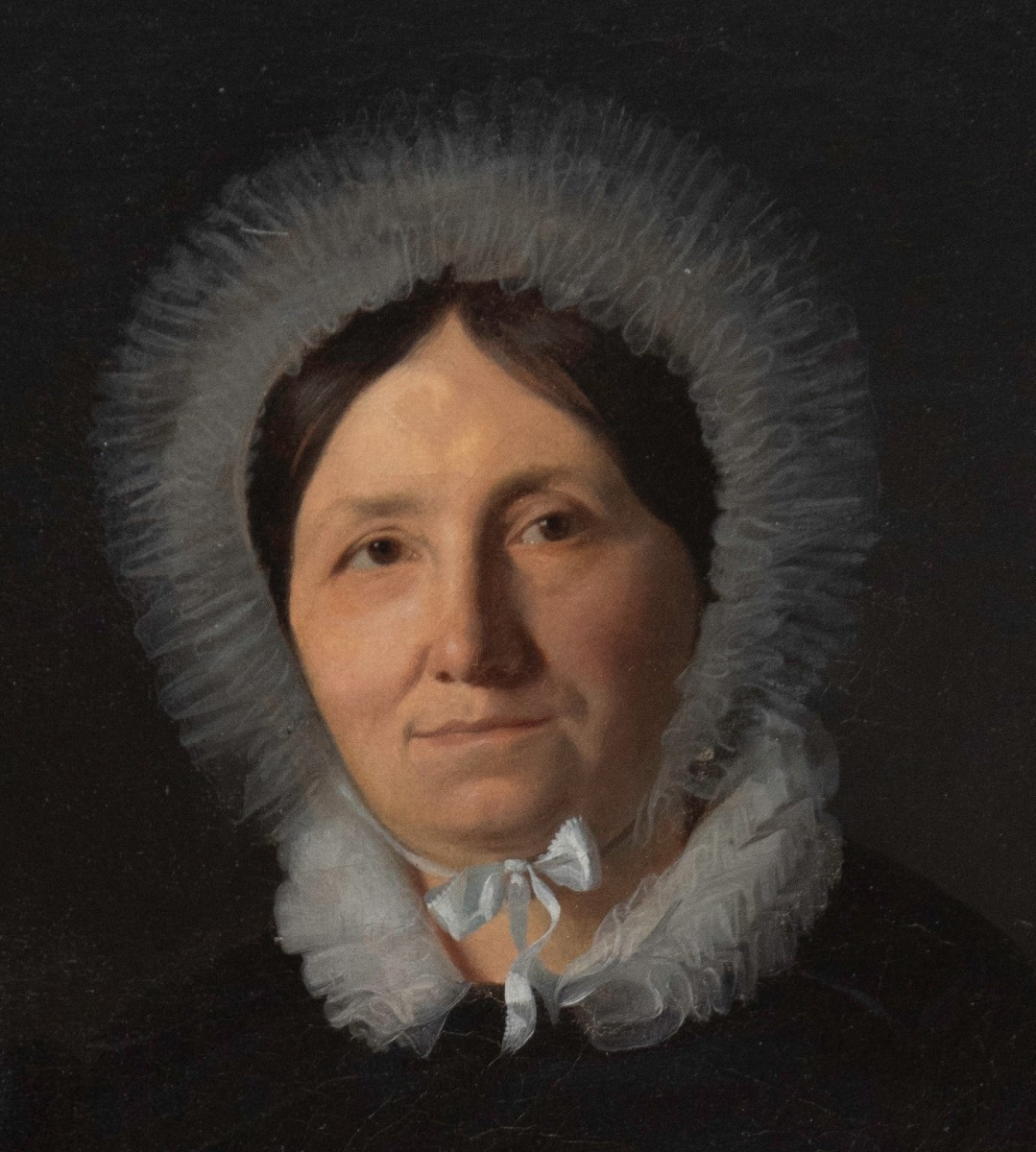 Auguste Flandrin (lyon, 1804 - Id., 1842), Portrait Of Madame Chastel (1834)-photo-2