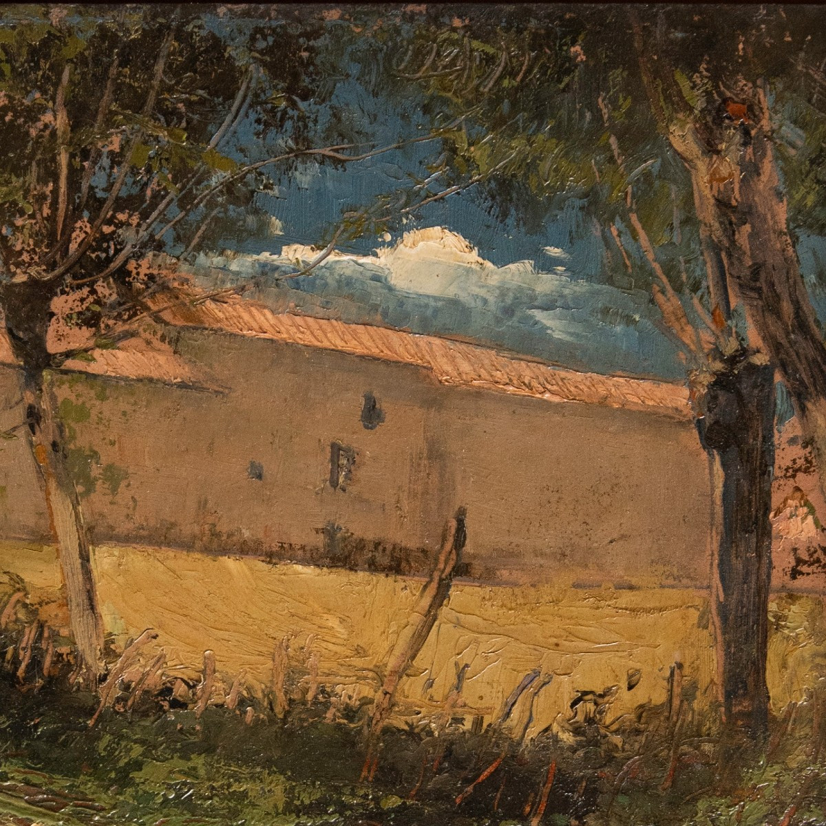 David Eugène Girin (1848-1917) - Landscape With House-photo-3