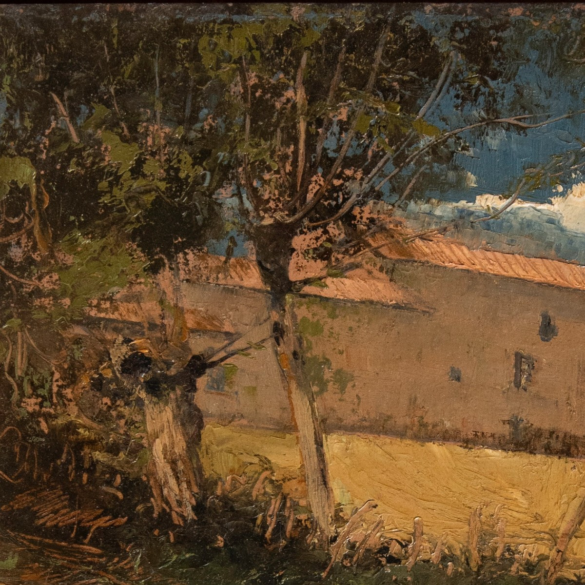 David Eugène Girin (1848-1917) - Landscape With House-photo-4