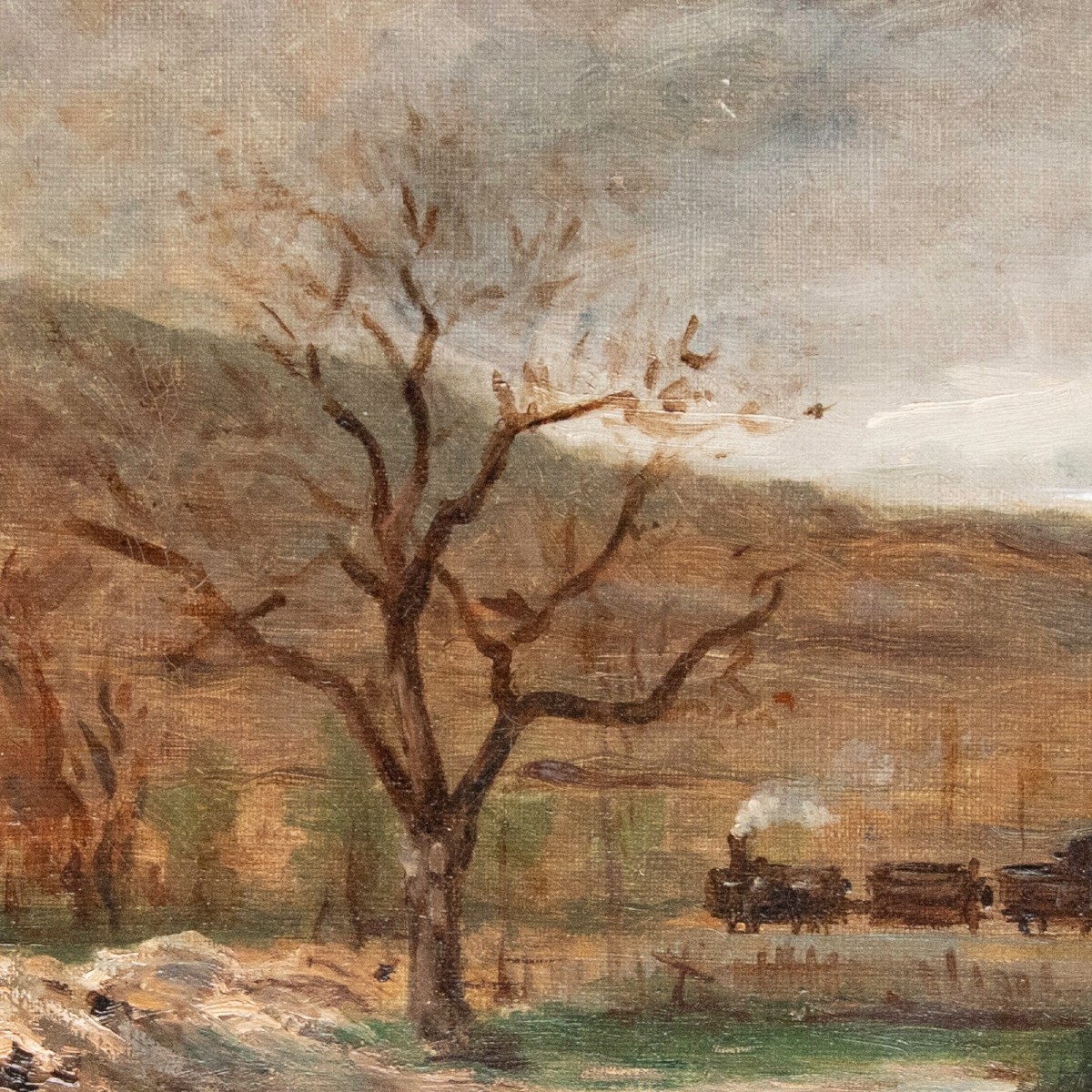 Adolphe Appian (lyon, 1818 - Id., 1898) - The Little Train-photo-3