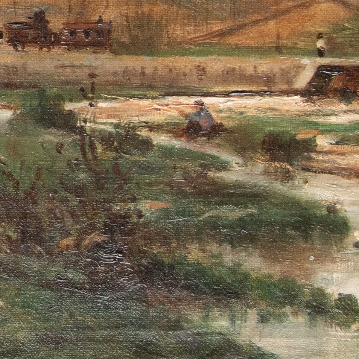 Adolphe Appian (lyon, 1818 - Id., 1898) - The Little Train-photo-4