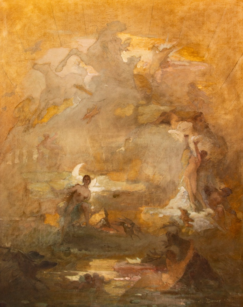 Joanny Domer (1833 - 1896) The Triumph Of Diane (1891)-photo-2