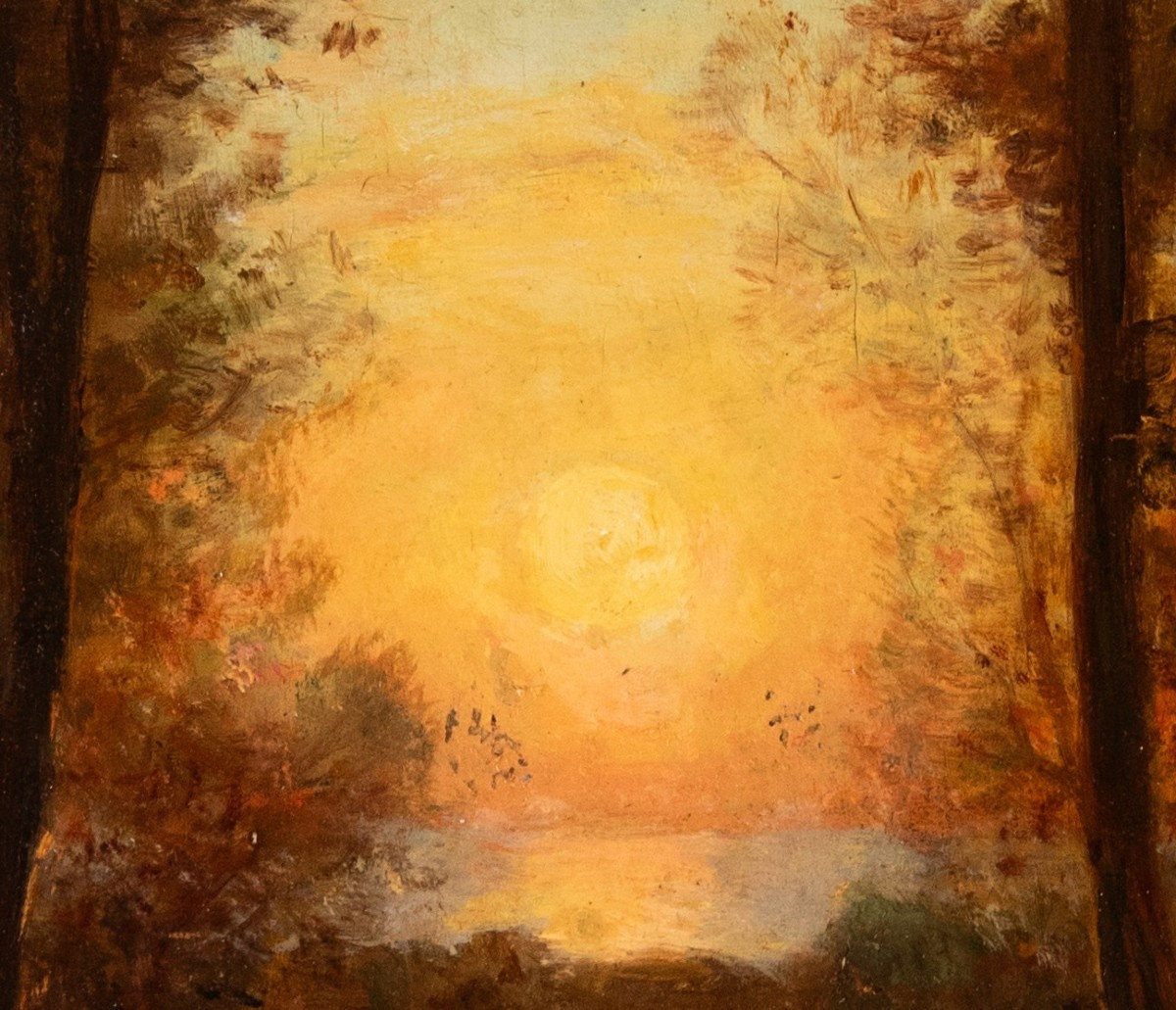  Félix  Ziem (beaune, 1821 - Paris, 1911), Lively Landscape At Sunset-photo-3