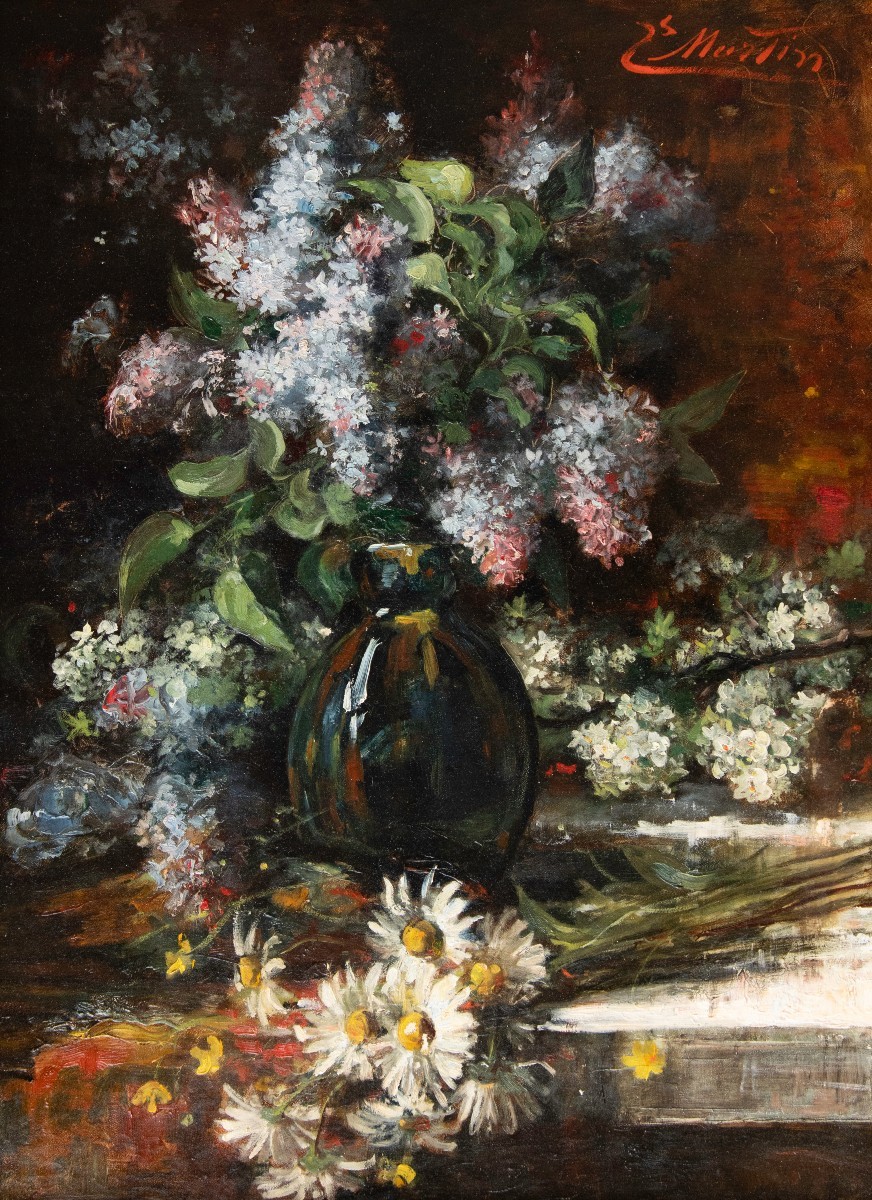  Jacques Martin (1844 -1919), Bouquet Champêtre-photo-2