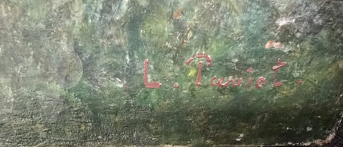 Louis-Claude PAVIOT (1872–1943), La récolte des noix (Revel Dauphiné)-photo-3
