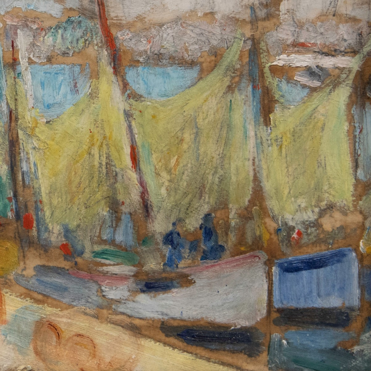 Jean PUY ( 1876–1960), Voiliers au Port des Sables-d’Olonne-photo-4