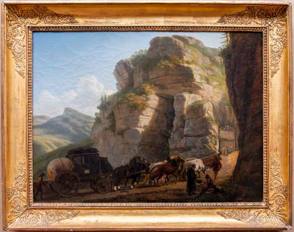 Jean Antoine Duclaux (1783-1868) échelles Grotto - The First Passage Of The Italian Stagecoach -photo-2