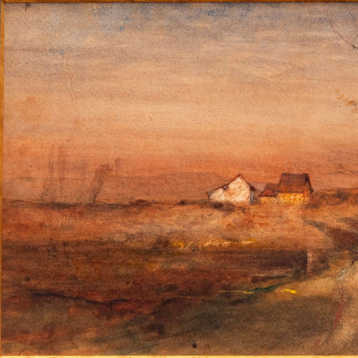 François-auguste Ravier (1814-1895), Hamlet At Twilight-photo-3