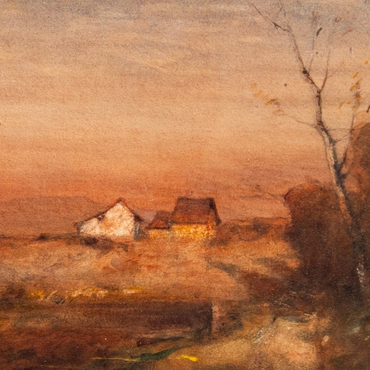 François-auguste Ravier (1814-1895), Hamlet At Twilight-photo-4