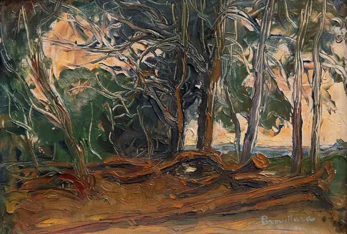 Eugène Brouillard (1870-1950), The Fallen Trunks-photo-2