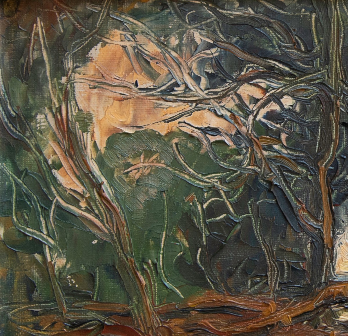 Eugène Brouillard (1870-1950), The Fallen Trunks-photo-4