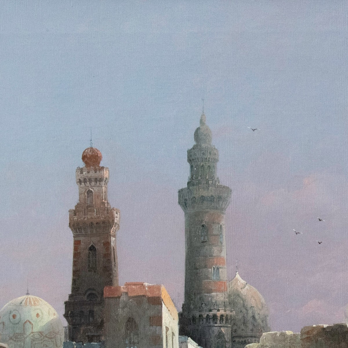 August Von Siegen (1850–1910), Architectural Caprice, Imaginary View Of Cairo-photo-7