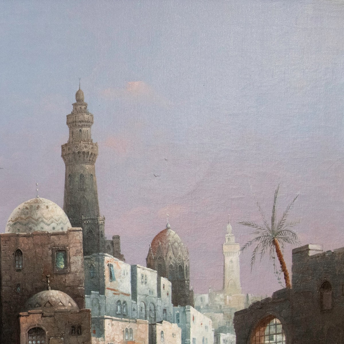 August Von Siegen (1850–1910), Architectural Caprice, Imaginary View Of Cairo-photo-8
